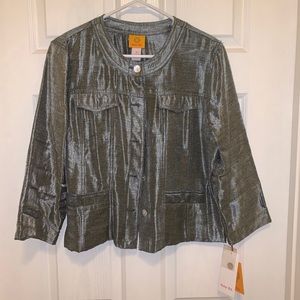 Ruby Rd silver jacket